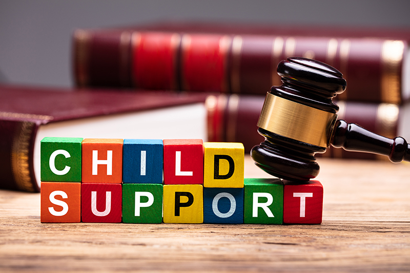 child support blocks